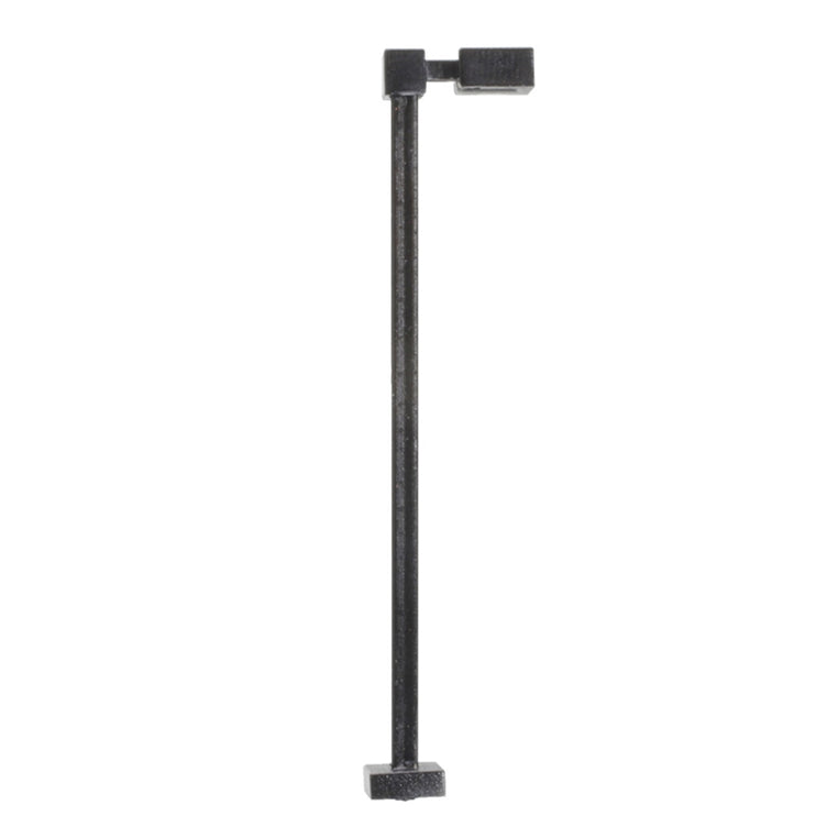 Atlas HO Scale Single Arm Square Light Black 15ft Warm LED (3-pack)