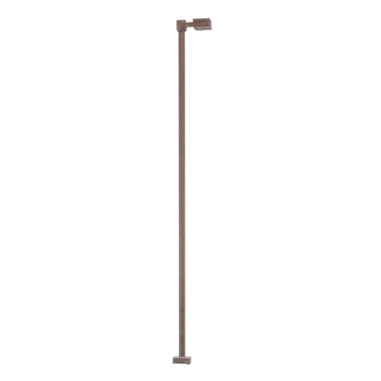 Atlas HO Scale Single Arm Square Light Bronze 30ft Warm LED (3-pack)