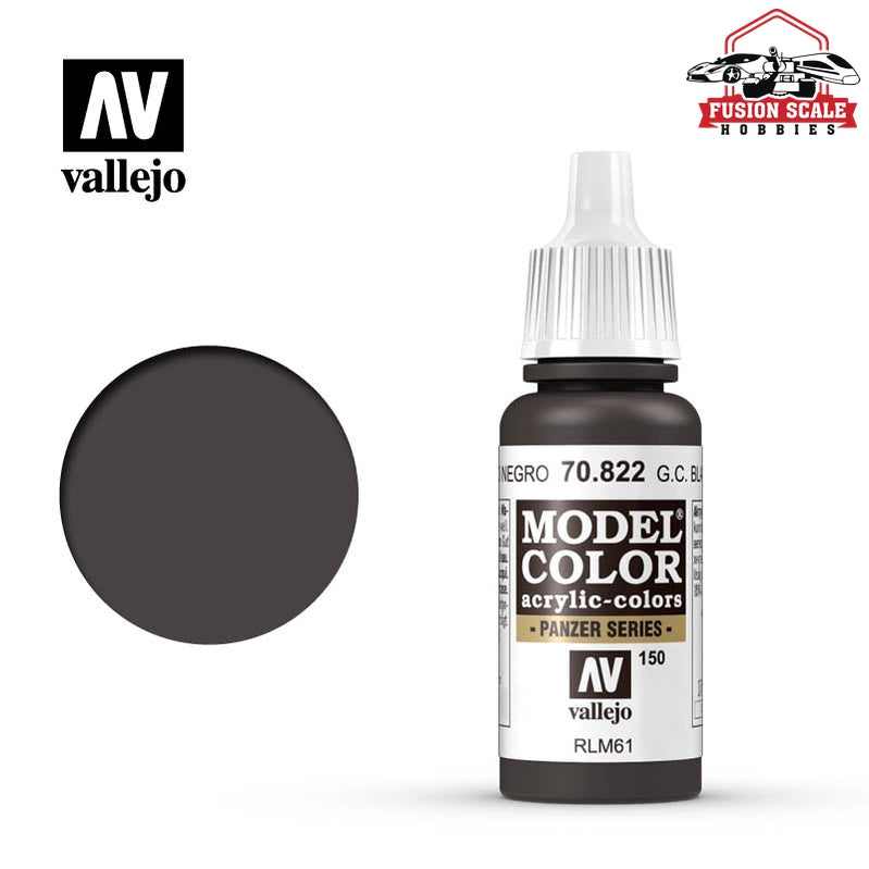 Vallejo Model Color Ger Camo Black Brown MC150 VLJ70822