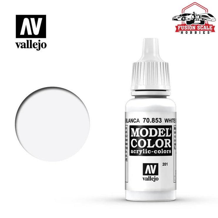 Vallejo Model Color White Glaze 201 VLJ70853