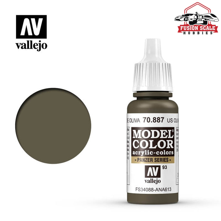 Vallejo Model Color US Olive Drab VLJ70887