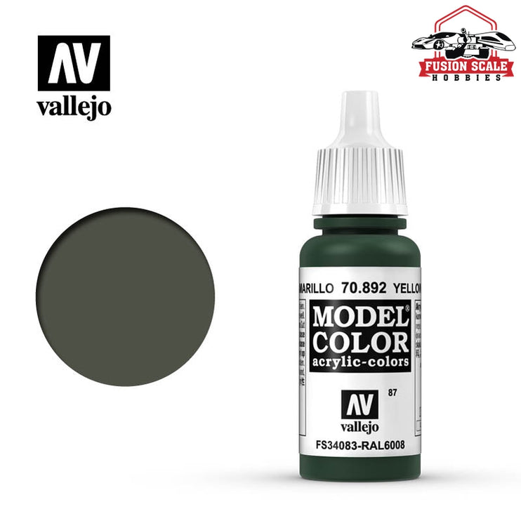 Vallejo Model Color Yellow Olive VLJ70892