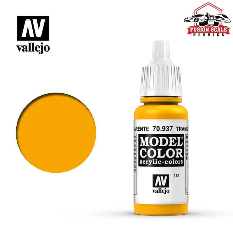 Vallejo Model Color Transparent Yellow VLJ70937