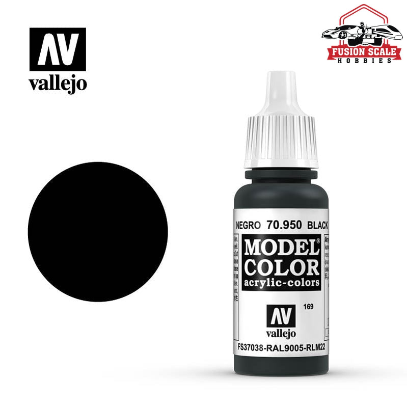 Vallejo Model Color Black 169 VLJ70950
