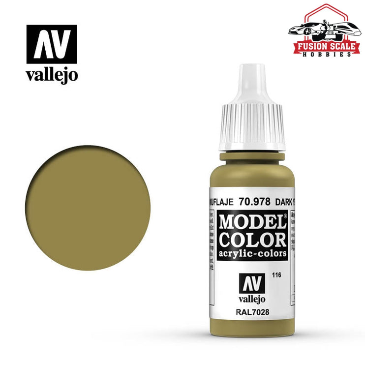 Vallejo Model Color Dark Yellow VLJ70978