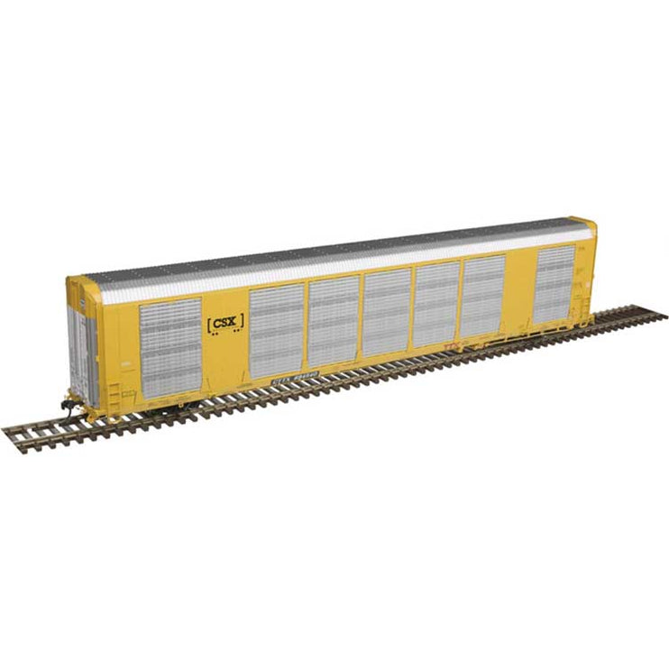 Atlas HO Scale CSX CTTX Gunderson Multi-Mac Enclosed Auto Rack #694540 (silver, yellow, black; CSX Boxcar Logo, TTX Red Logo)