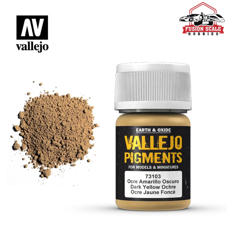 Vallejo Pigment Dark Yellow Ocre VLJ73103