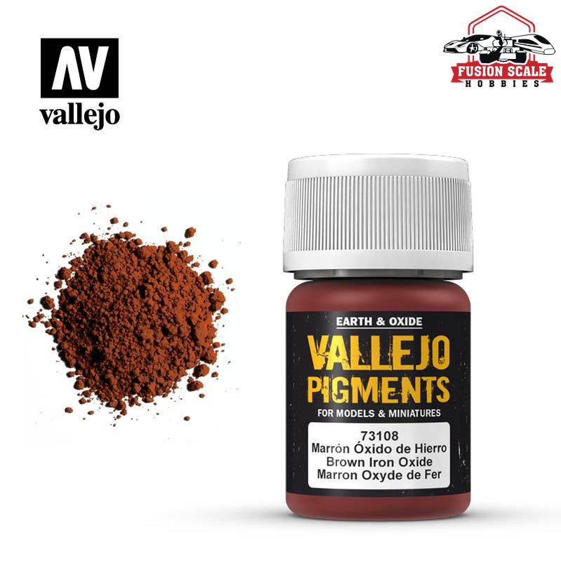 Vallejo Pigment Brown Iron Oxide VLJ73108