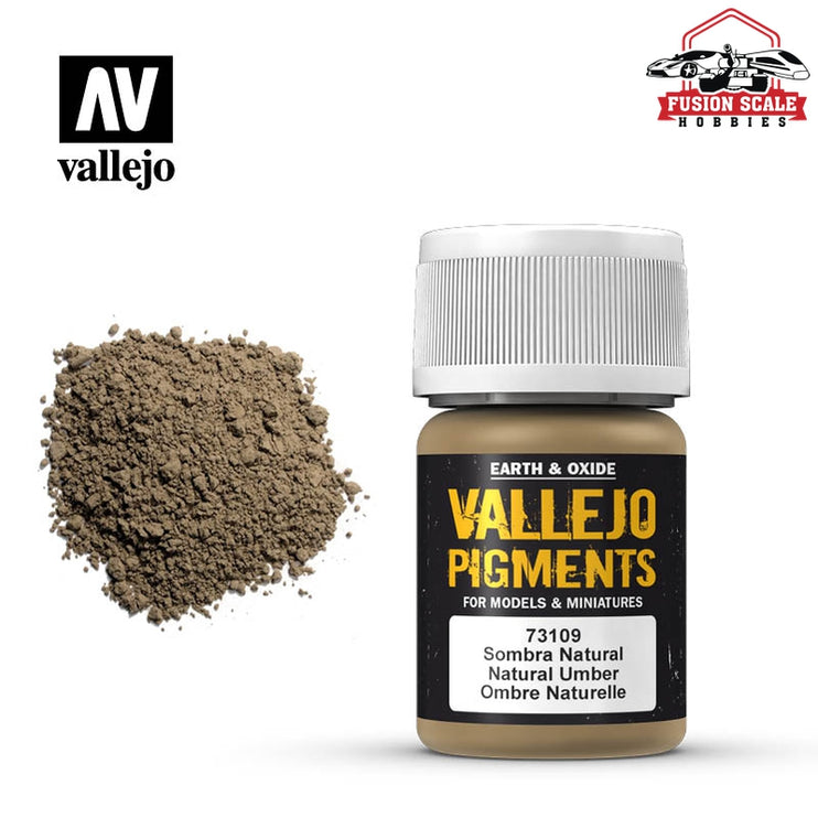 Vallejo Pigment Natural Umber VLJ73109