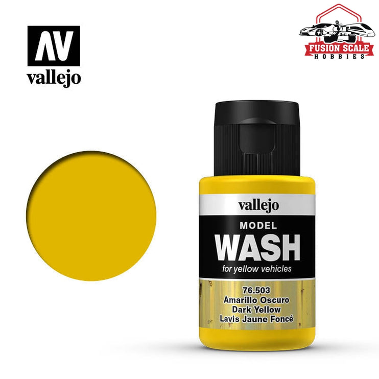 Vallejo Model Wash Dark Yellow 35ml Bottle VLJ76503