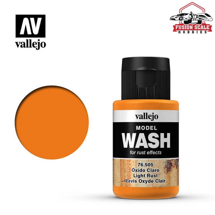 Vallejo Model Wash Light Rust 35ml Bottle VLJ76505