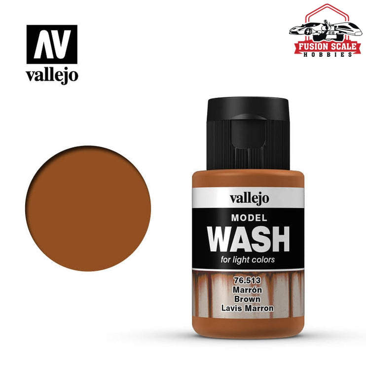 Vallejo Model Wash Brown 35ml Bottle VLJ76513