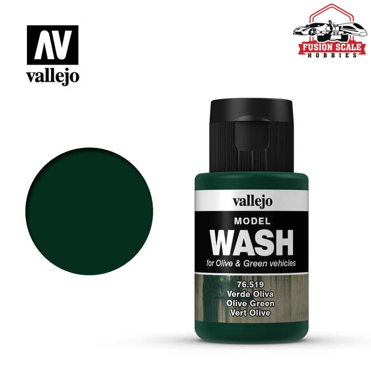 Vallejo Model Wash Olive Green 35ml Bottle VLJ76519