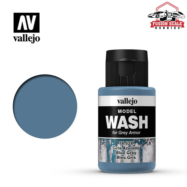 Vallejo Model Wash Blue Grey 35ml Bottle VLJ76524