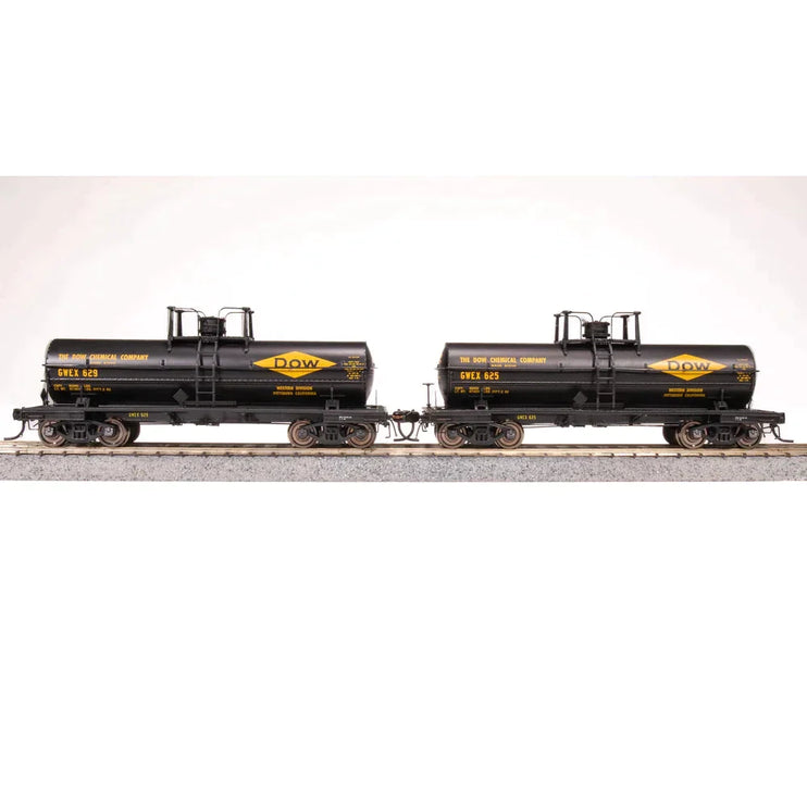 Broadway Limited HO 6000g Tank Car 2pk Dow Chemical