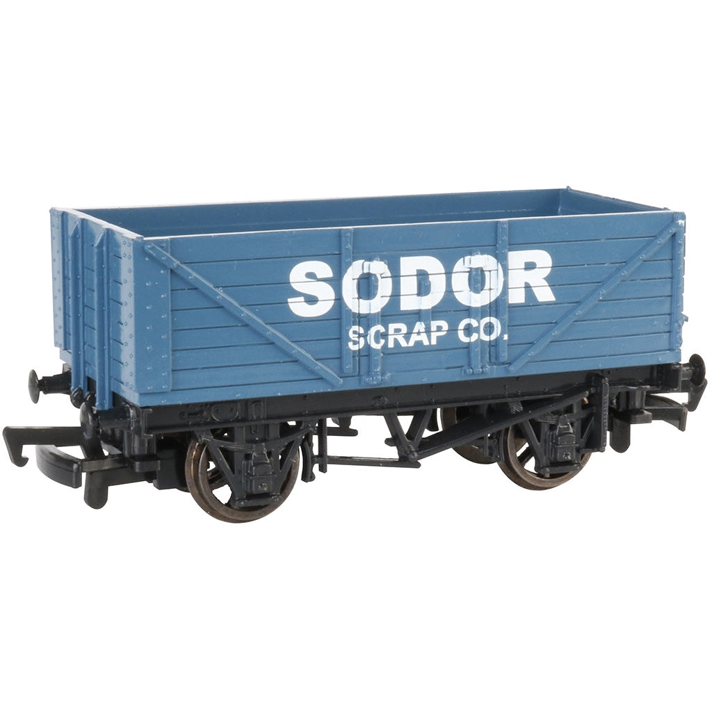 Bachmann HO TTT Sodor Scrap Co. Wagon w/Load