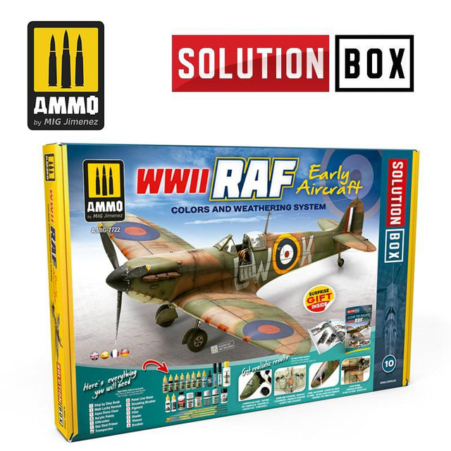 Ammo by Mig Wwii Raf Early Aircraft Solution Box - Fusion Scale Hobbies