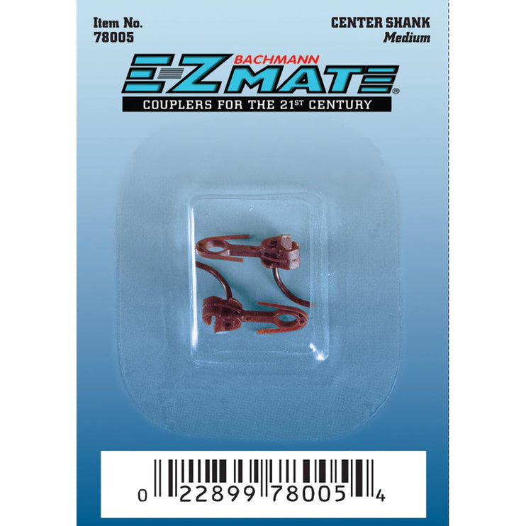 Bachmann HO EZ Mate Coupler Ctr.Shank-Med/12pr