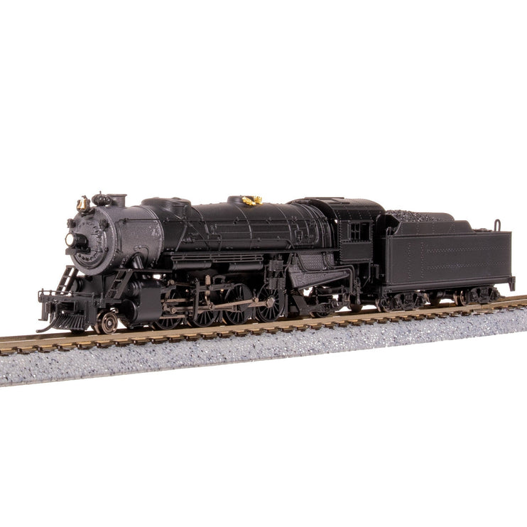 Broadway Limited N USRA Heavy Mikado Steam Loco Unlettered DC/DCC Sound