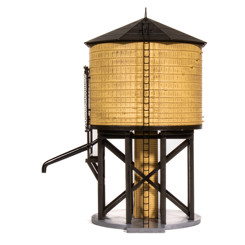 Broadway Limited 7912 Operating Water Tower w/ Sound, Weathered Yellow, Unlettered, HO