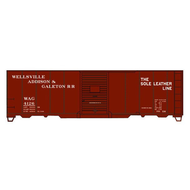 Accurail 81603 HO Scale 40' Single Door Riveted Steel Boxcar #8160