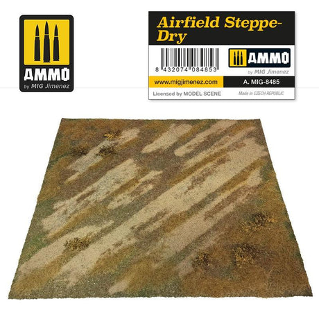Ammo Mig Scenic Mats Airfield Steppe Dry - Fusion Scale Hobbies