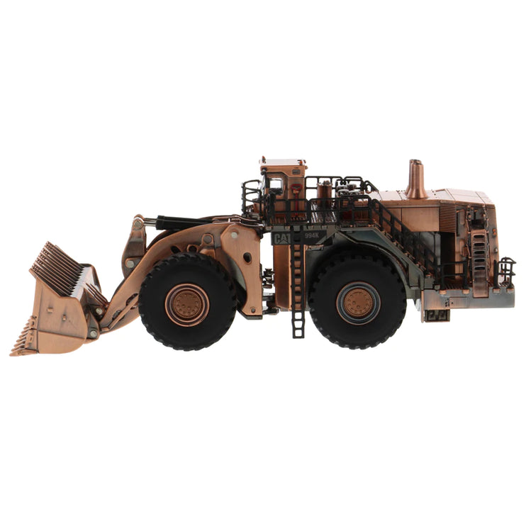 Diecast Masters 1:125 Cat 994K Wheel Loader, Copper Finish - Fusion Scale Hobbies