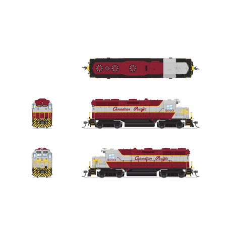 Broadway Limited HO Scale EMD GP35 CP 5010 Maroon & Gray Paragon4 Sound/DC/DCC HO