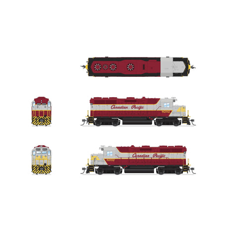Broadway Limited HO Scale EMD GP35 CP 8202 Maroon & Gray w/ Early Roadnumber Paragon4 Sound/DC/DCC HO