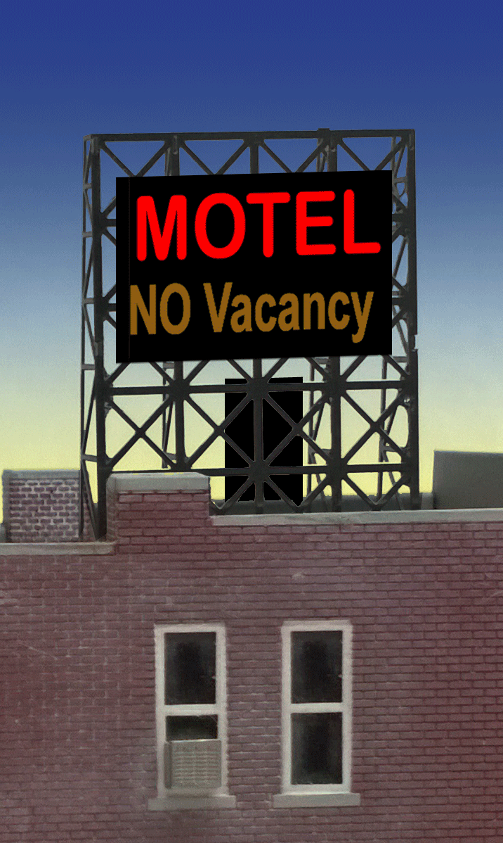 Miller Engineering N/Z Motel Rooftop Sign