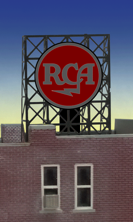 Miller Engineering N/Z Rca Rooftop Sign