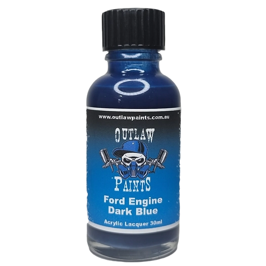 Outlaw Paints Ford Engine Dark Blue