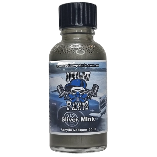 Outlaw Paints Metallic Silver Mink