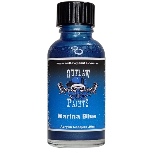 Outlaw Paints Metallic Marina Blue