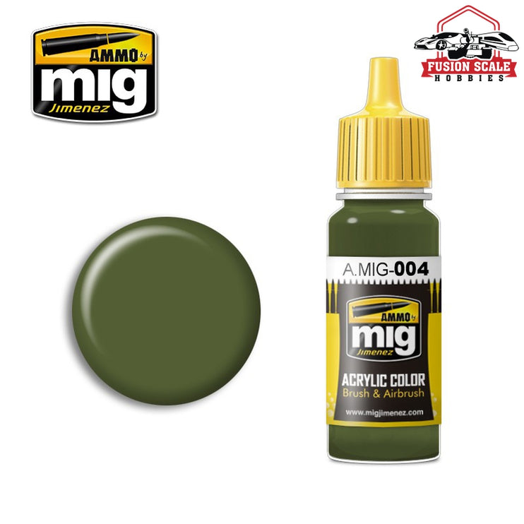 Ammo Mig Jimenez Ral 6011 B Resedagrün - Fusion Scale Hobbies