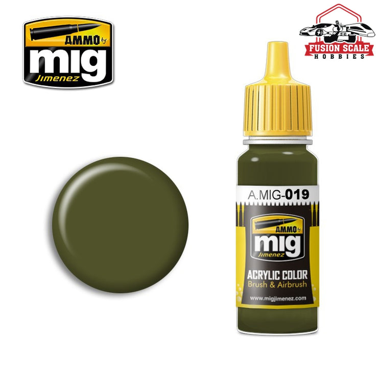 Ammo Mig Jimenez 4bo Russian Green - Fusion Scale Hobbies