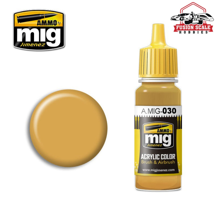 Ammo Mig Jimenez Sand Yellow - Fusion Scale Hobbies