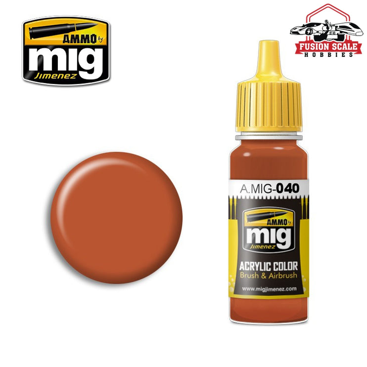 Ammo Mig Jimenez Medium Rust - Fusion Scale Hobbies