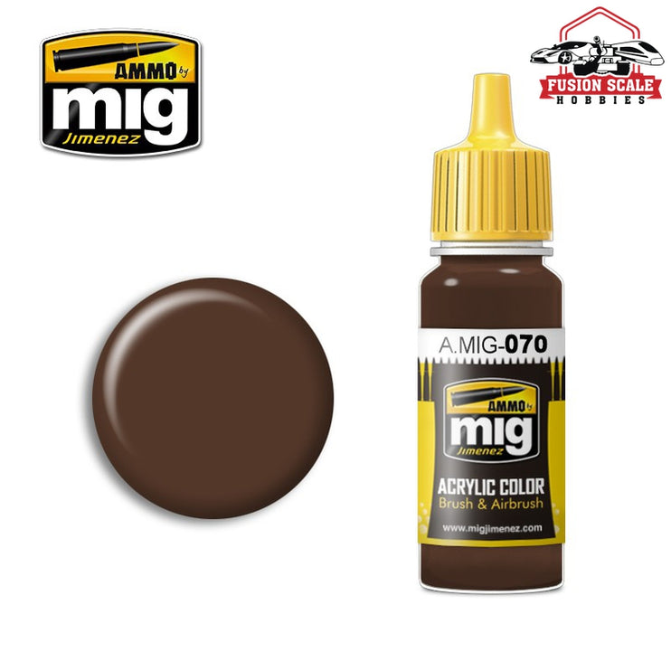 Ammo Mig Jimenez Medium Brown - Fusion Scale Hobbies