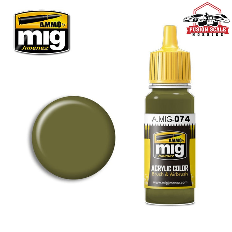 Ammo Mig Jimenez Green Moss - Fusion Scale Hobbies