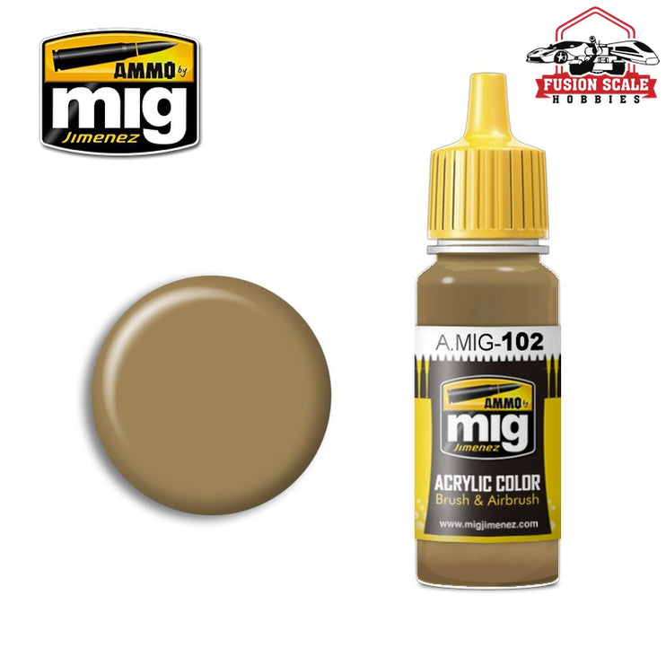 Ammo Mig Jimenez Ochre Brown - Fusion Scale Hobbies