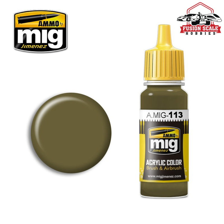 Ammo Mig Jimenez Khaki Green Nº3 (British 1939-42) - Fusion Scale Hobbies