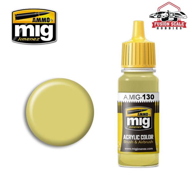 Ammo Mig Jimenez Faded Yellow - Fusion Scale Hobbies