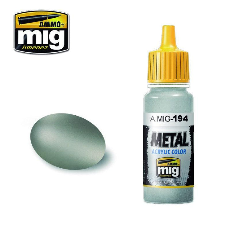 Ammo Mig Acrylic Matt Aluminum - Fusion Scale Hobbies