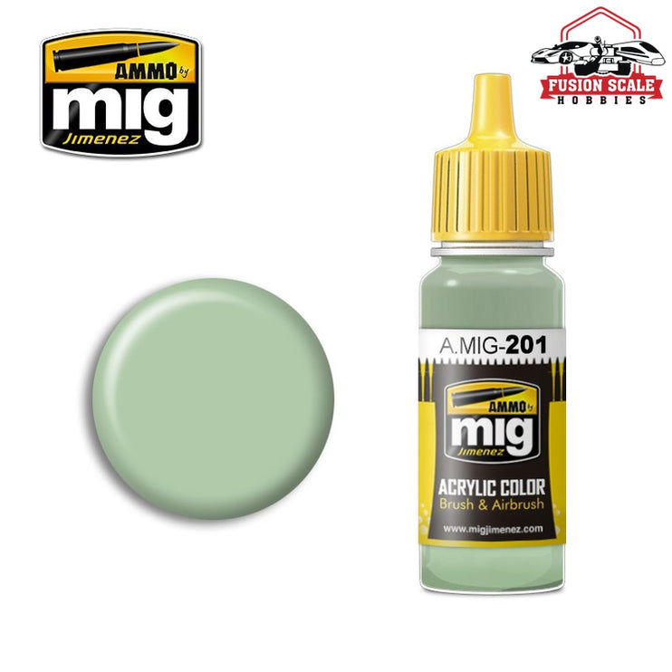 Ammo Mig Jimenez Fs 34424 Light Gray Green - Fusion Scale Hobbies