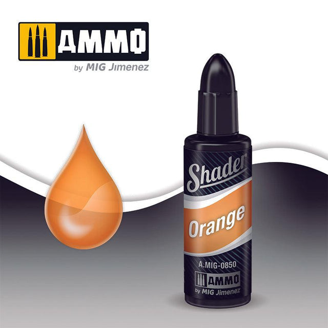 Ammo by Mig Jimenez Orange Shader AMIG0850 - Fusion Scale Hobbies