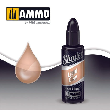 Ammo by Mig Jimenez Light Clay Shader AMIG0869 - Fusion Scale Hobbies