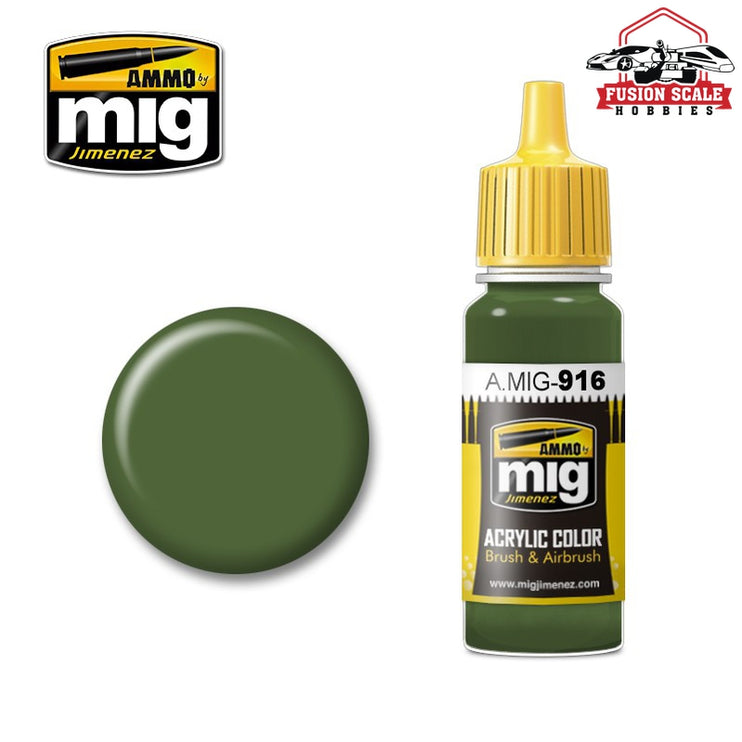 Ammo Mig Jimenez Green Base - Fusion Scale Hobbies