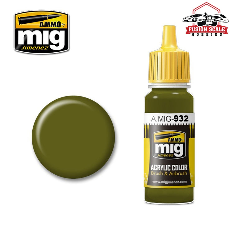 Ammo Mig Jimenez Green Russian Base - Fusion Scale Hobbies