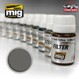 Ammo Mig Jimenez Filter Gray for White - Fusion Scale Hobbies